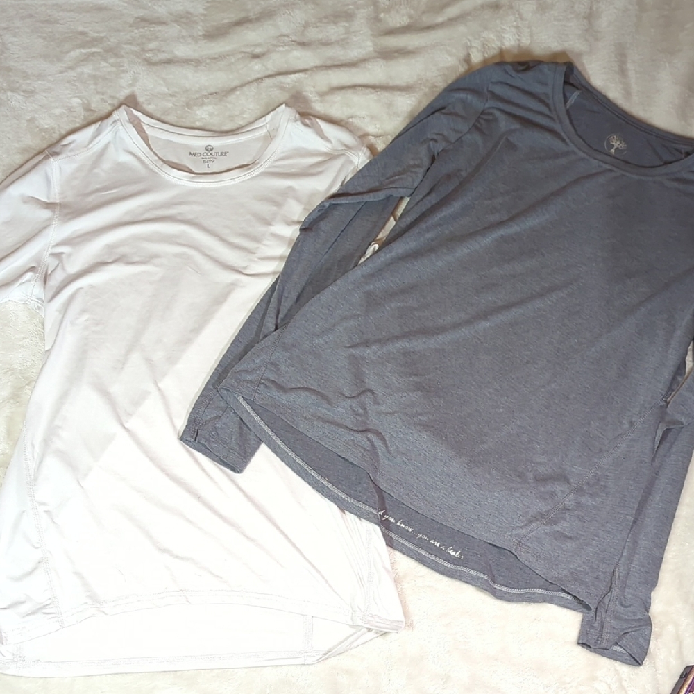 Healing Hands Charcoal Gray Top